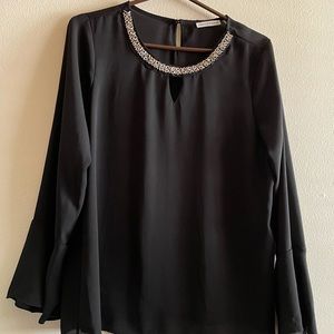 Notations black blouse